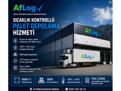Soğuk Donuk Ürün Depolama Hizmeti