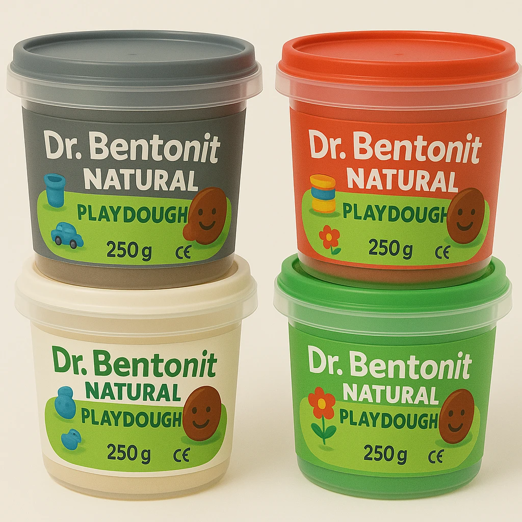 Bentonit Kil Oyun Çamuru - Organik Oyun Hamuru