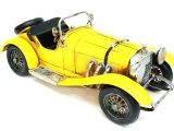 Diecast Model Nostaljik Üstü Açık Metal Araba - ( Vintage , El Yapımı)