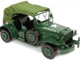 Diecast Model Askeri Arazi Jipi Amerikan   - ( Vintage , El Yapımı)