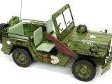 Diecast Model Askeri Arazi Jipi Amerikan   - ( Vintage , El Yapımı)