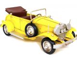 Diecast Model Nostaljik Metal Araba Üstü Açık   - ( Vintage , El Yapımı)